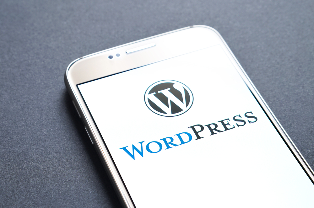 wordpress icon on an android phone